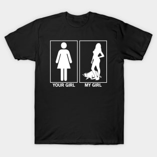 YOUR GIRL MY GIRL.RACCOON T-Shirt